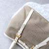 Logo Embroidery Jacquard Hand Bag