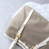 Logo Embroidery Jacquard Hand Bag - NEWSED