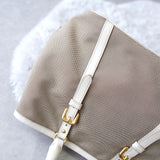 Logo Embroidery Jacquard Hand Bag - NEWSED