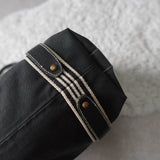 Logo Embroidery Line Tote Bag - NEWSED