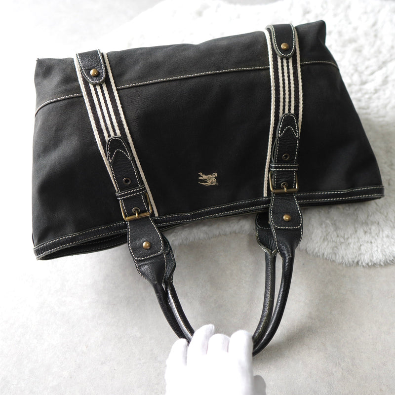 Logo Embroidery Line Tote Bag - NEWSED