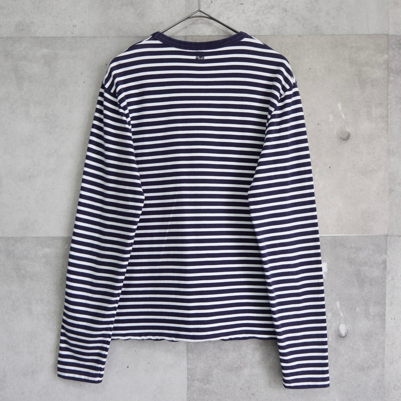 Logo Embroidery Long Sleeve Tee Shirt - NEWSED