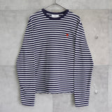 Logo Embroidery Long Sleeve Tee Shirt - NEWSED