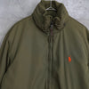 Logo Embroidery Nylon Fleece Blouson