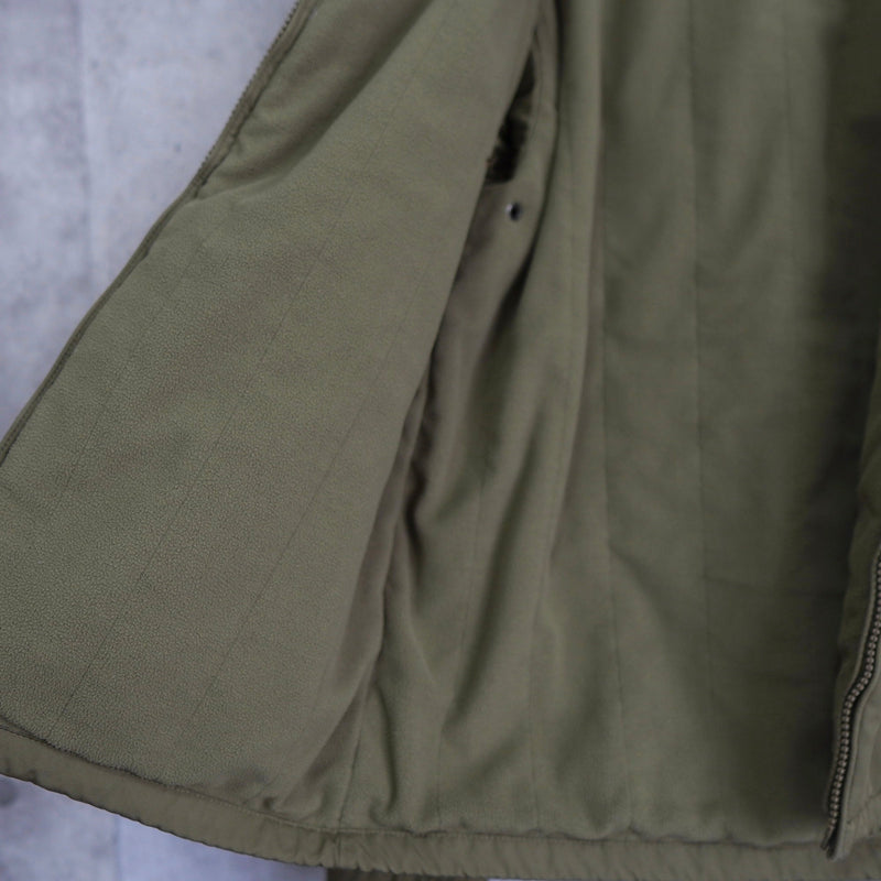Logo Embroidery Nylon Fleece Blouson - NEWSED