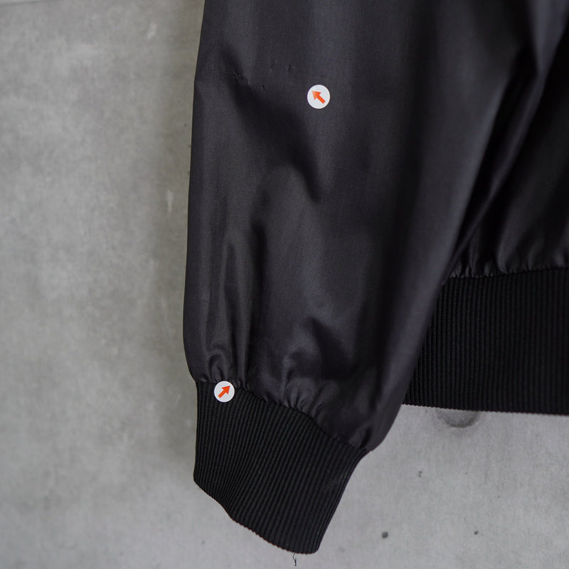 Logo Embroidery Nylon Jacket - NEWSED