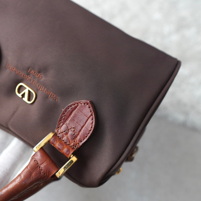 Logo Embroidery Nylon Mini Boston Bag - NEWSED