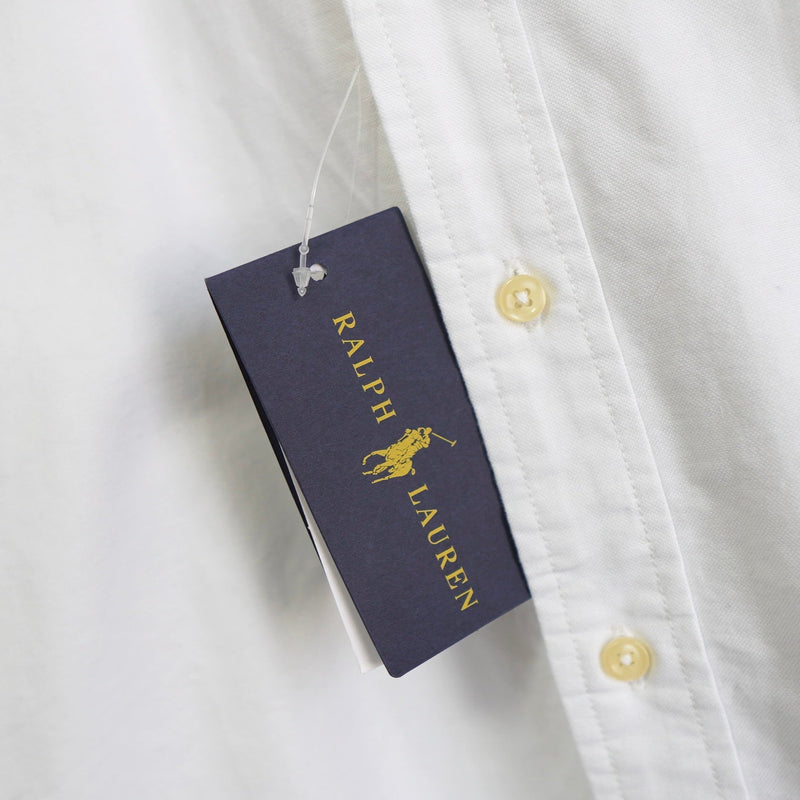 Logo Embroidery Oxford Shirt Unused - NEWSED