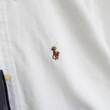 Logo Embroidery Oxford Shirt Unused - NEWSED