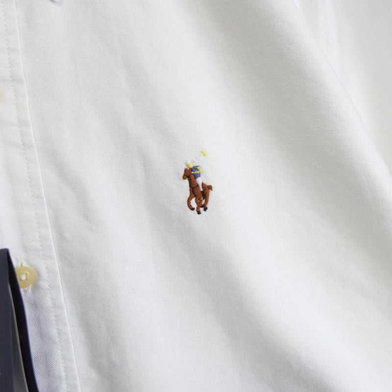 Logo Embroidery Oxford Shirt Unused - NEWSED