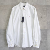 Logo Embroidery Oxford Shirt Unused - NEWSED