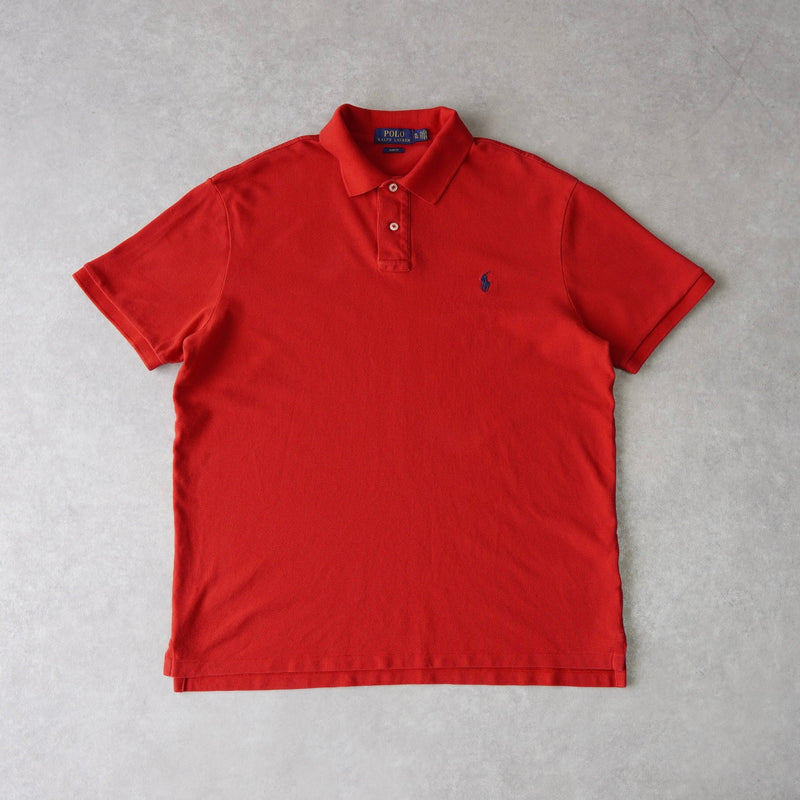 Logo Embroidery Polo Shirt - NEWSED