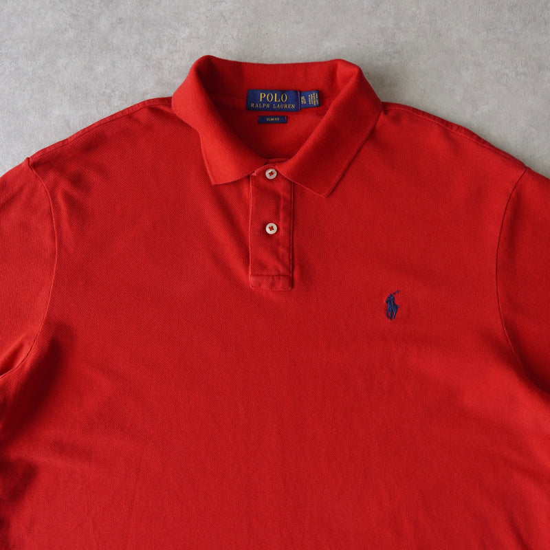 Logo Embroidery Polo Shirt - NEWSED