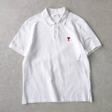 Logo Embroidery Polo Shirt - NEWSED