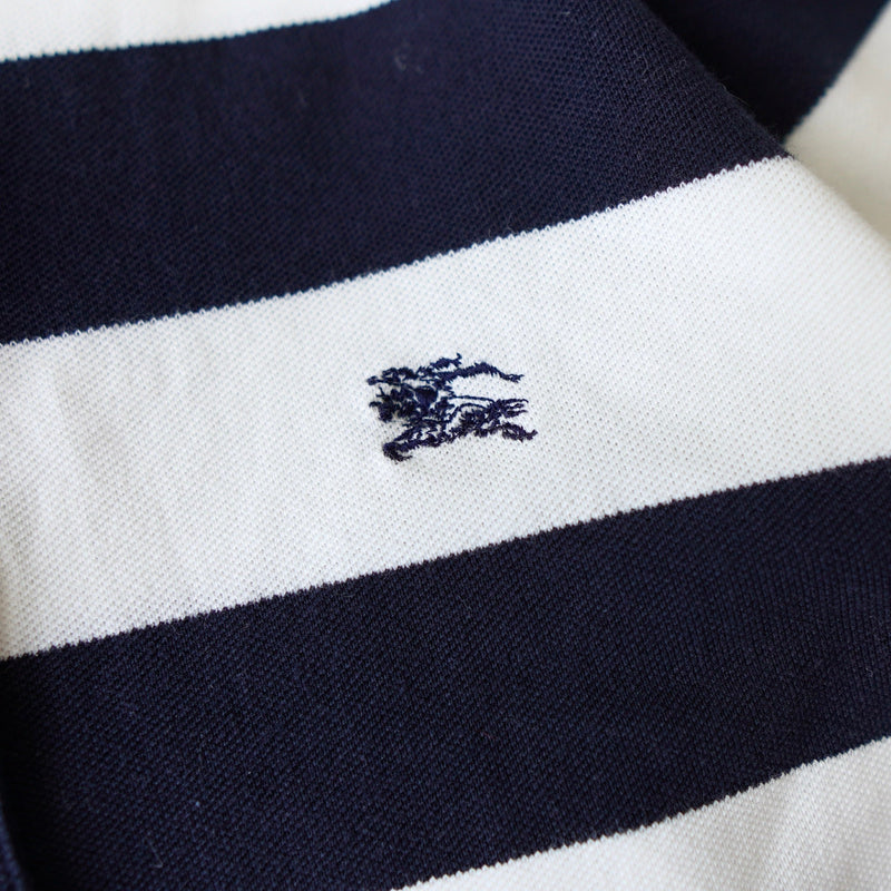 Logo Embroidery Puff Sleeve Polo Shirt - NEWSED