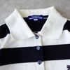 Logo Embroidery Puff Sleeve  Polo Shirt
