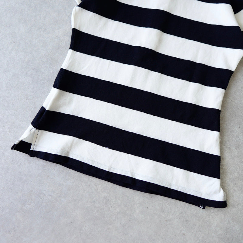 Logo Embroidery Puff Sleeve Polo Shirt - NEWSED