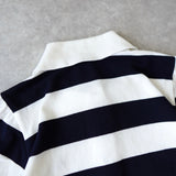 Logo Embroidery Puff Sleeve Polo Shirt - NEWSED