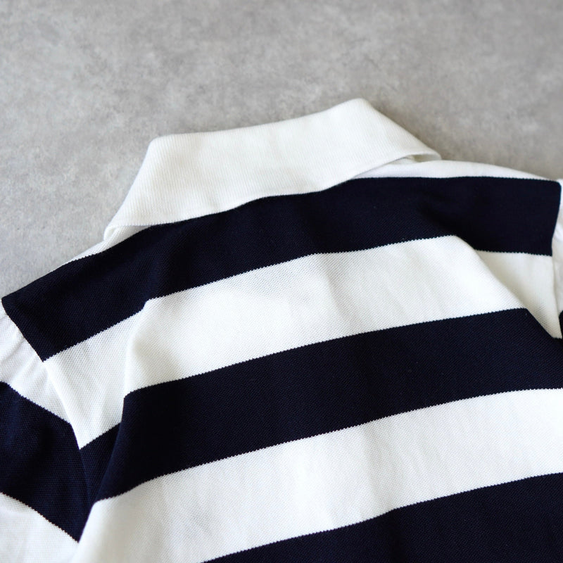 Logo Embroidery Puff Sleeve Polo Shirt - NEWSED