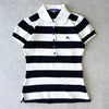 Logo Embroidery Puff Sleeve  Polo Shirt