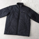 Logo Embroidery Puffer Jacket - NEWSED