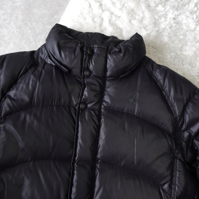 Logo Embroidery Puffer Jacket - NEWSED
