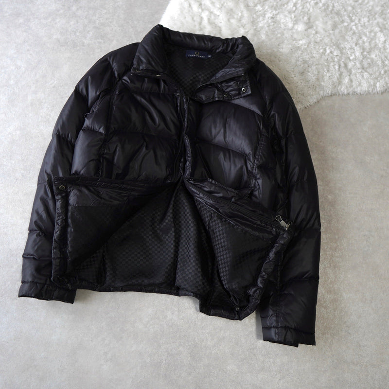 Logo Embroidery Puffer Jacket - NEWSED