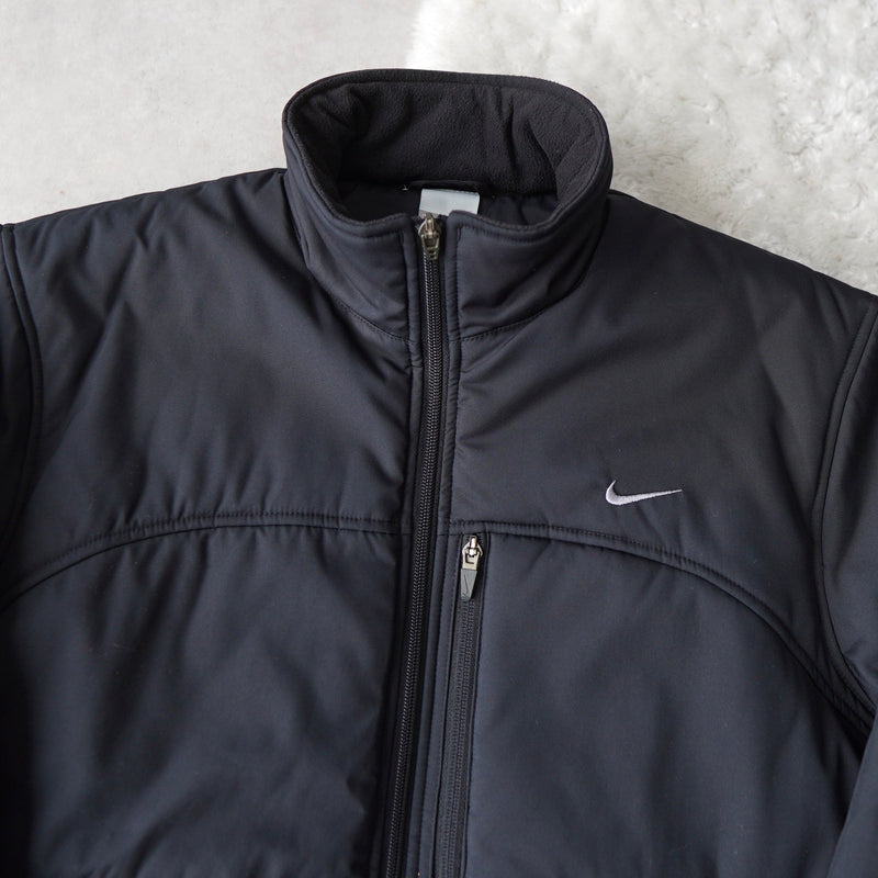 Logo Embroidery Puffer Jacket - NEWSED