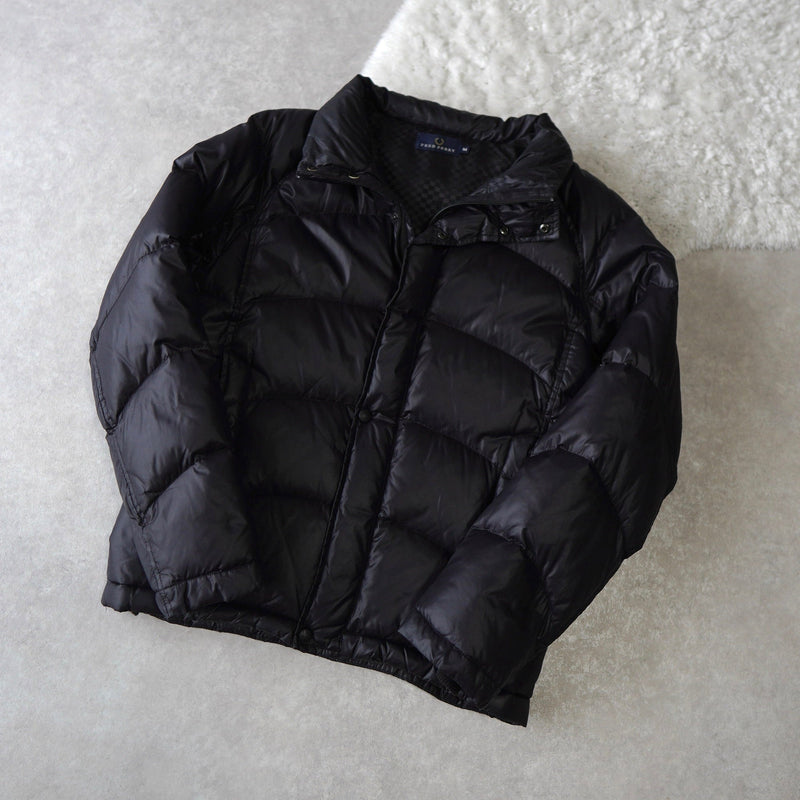 Logo Embroidery Puffer Jacket - NEWSED
