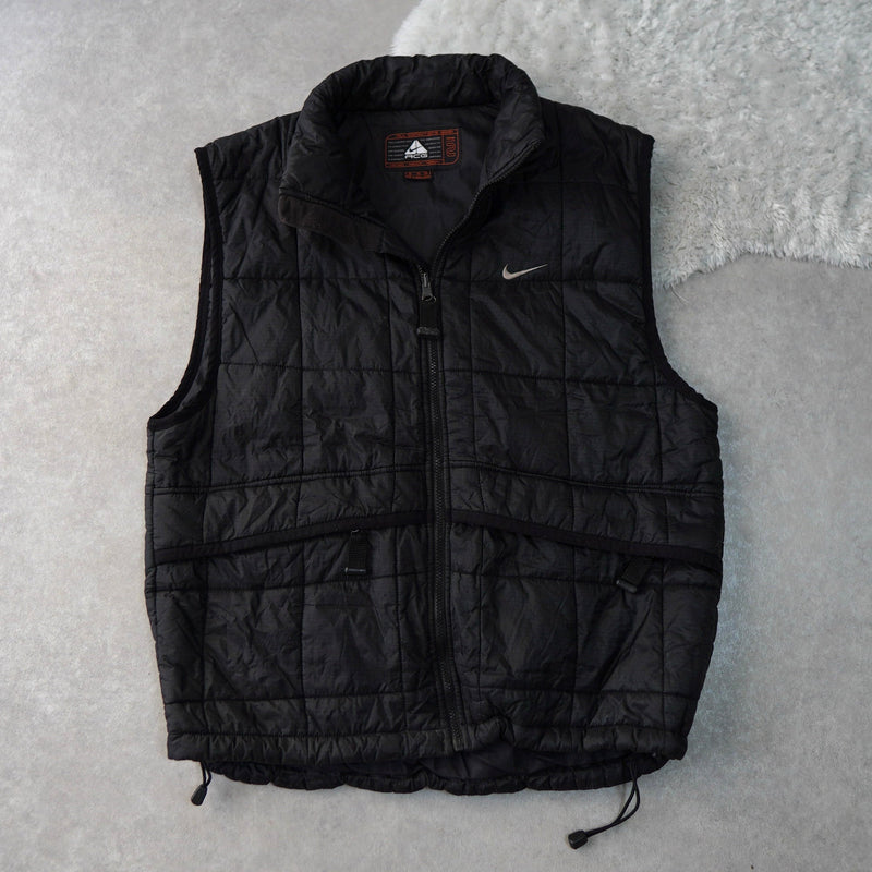 Logo Embroidery Quilting Puffer Vest - NEWSED
