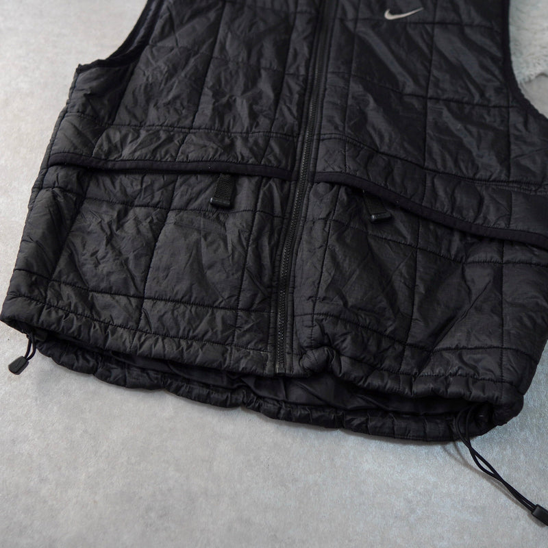 Logo Embroidery Quilting Puffer Vest - NEWSED