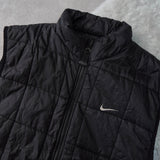 Logo Embroidery Quilting Puffer Vest - NEWSED