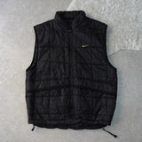 Logo Embroidery Quilting Puffer Vest - NEWSED