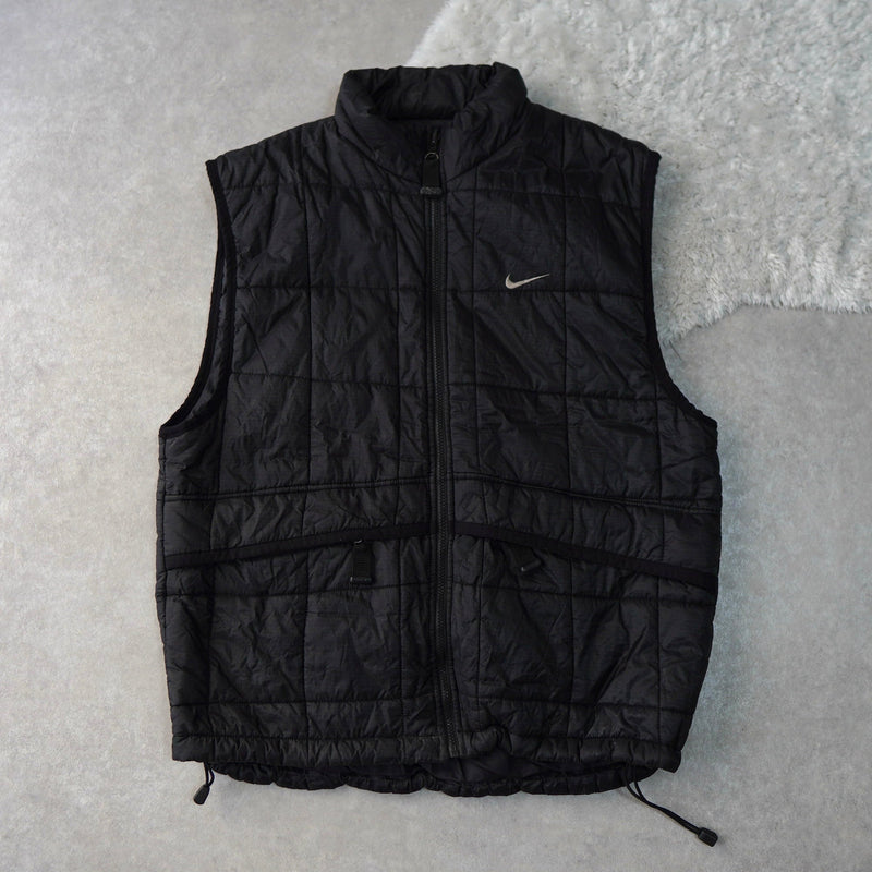 Logo Embroidery Quilting Puffer Vest - NEWSED