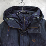 Logo Embroidery Reversible Hooded Jacket - NEWSED