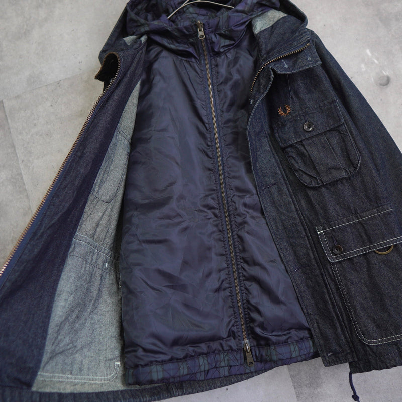 Logo Embroidery Reversible Hooded Jacket - NEWSED