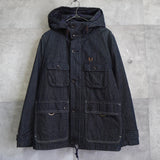 Logo Embroidery Reversible Hooded Jacket - NEWSED