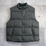 Logo Embroidery Reversible Puffer Vest - NEWSED