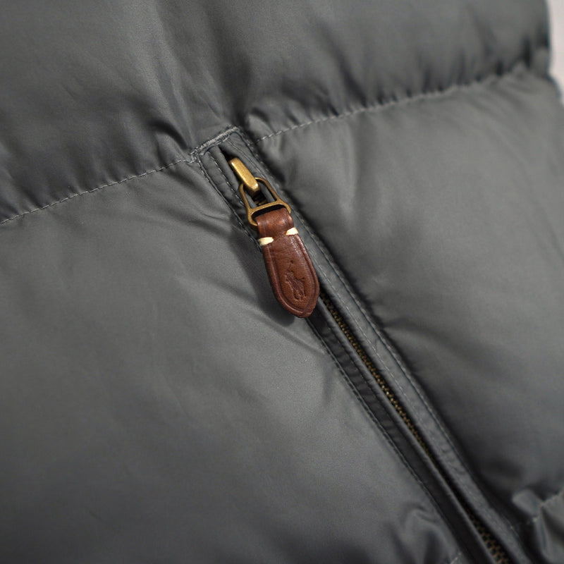 Logo Embroidery Reversible Puffer Vest - NEWSED