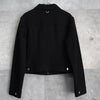 Logo Embroidery Short Length Jacket