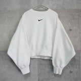 Logo Embroidery Short Length Sweatshirt - NEWSED