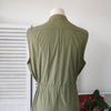 Logo Embroidery Sleeveless One-piece