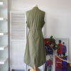 Logo Embroidery Sleeveless One-piece
