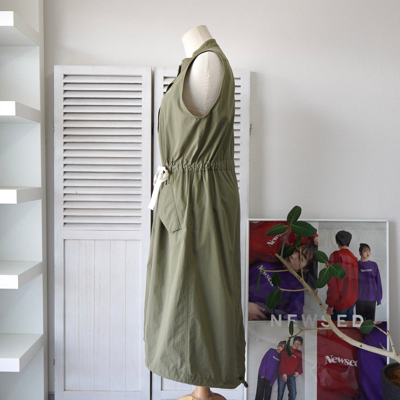 Logo Embroidery Sleeveless One - piece - NEWSED