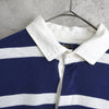 Logo Embroidery Stripe Rugger Shirt