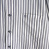Logo Embroidery Stripe Shirt