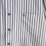 Logo Embroidery Stripe Shirt - NEWSED