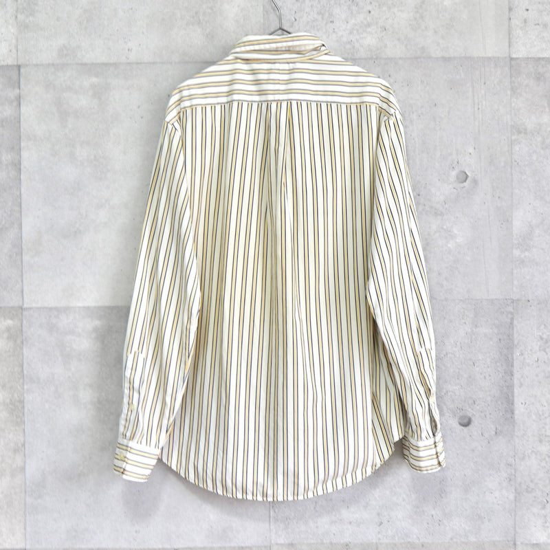 Logo Embroidery Stripe Shirt - NEWSED