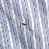 Logo Embroidery Stripe Shirt - NEWSED