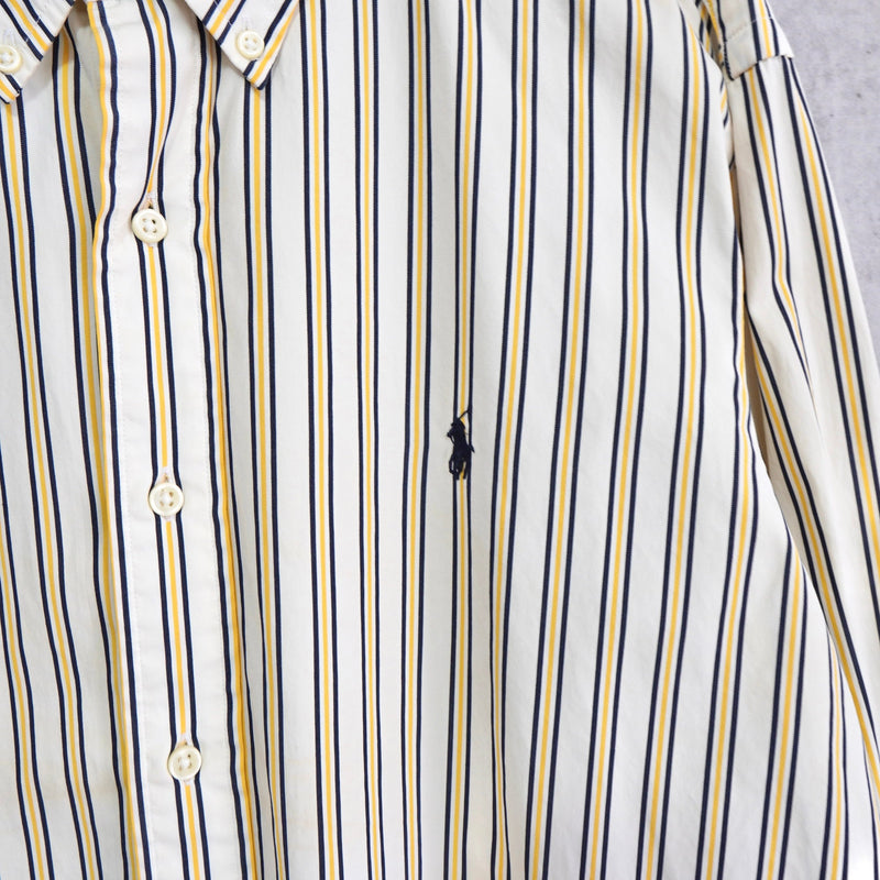 Logo Embroidery Stripe Shirt - NEWSED